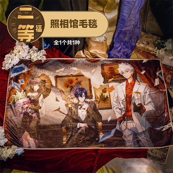 時光代理人 照相館主題 毛毯 約150×85cm