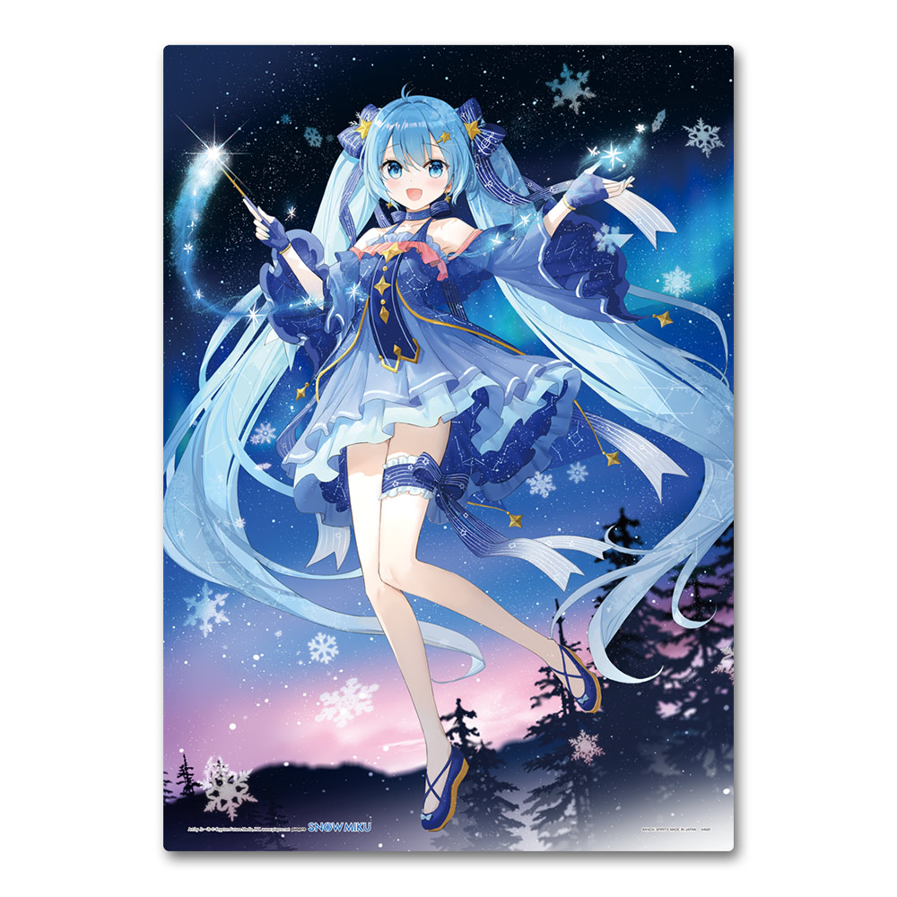 雪初音〜2017〜 ふーみ A3畫板 約29.7x42cm