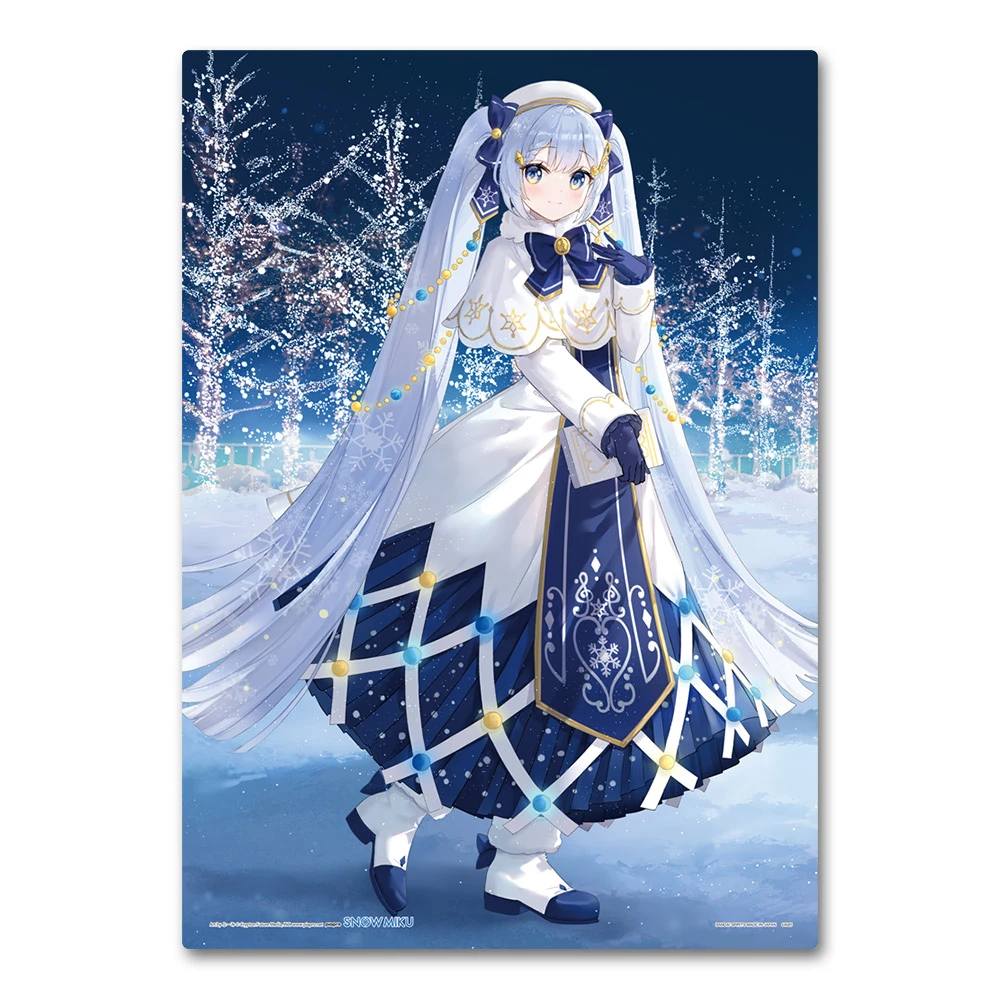 雪初音〜2021〜 ふーみ A3畫板 約29.7x42cm