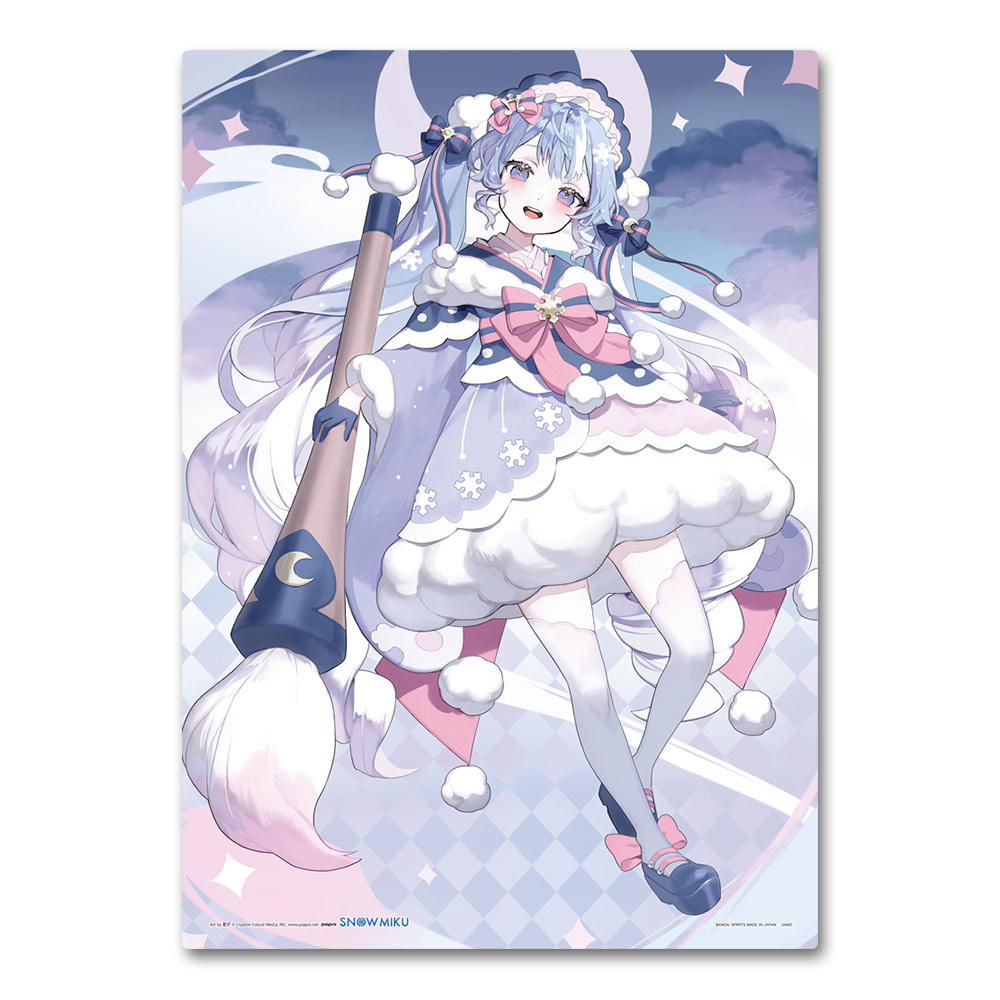 雪初音〜2023〜 夏炉 A3畫板 約29.7x42cm