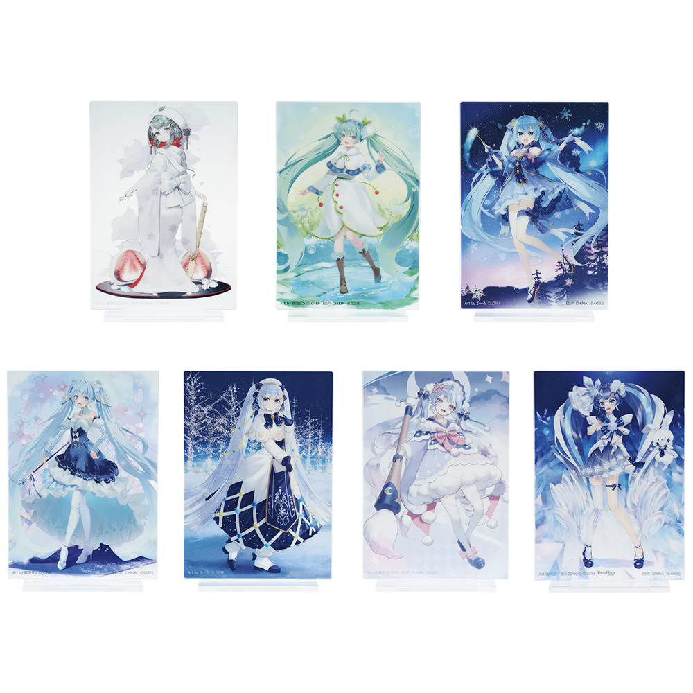 雪初音 奇數年 壓克力立牌 約10cm