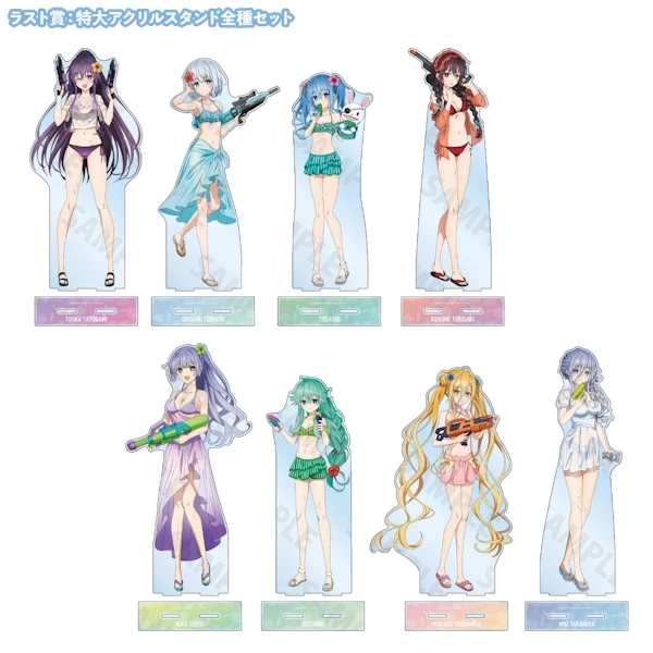 約會大作戰DATE A LIVE V 泳裝ver. 立牌套組 約27cm