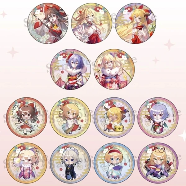 東方project  徽章 7.5cm