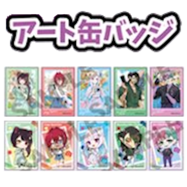 彩虹社 攝影師主題 徽章 約7cm