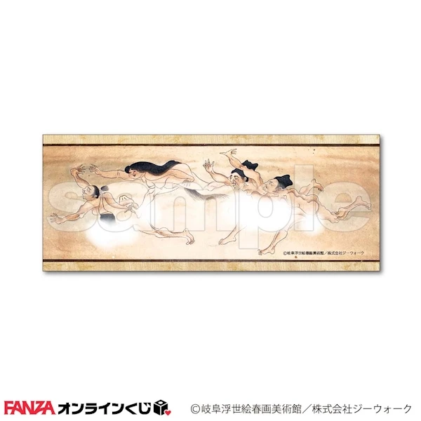 江戶春宮圖 設計款紡織品 A款 約34×84cm