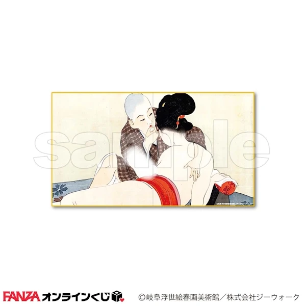 江戶春宮圖 屏風畫板 B款 約27×48cm