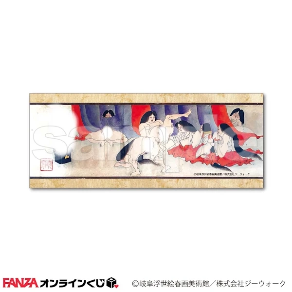 江戶春宮圖 設計款紡織品 約34×84cm