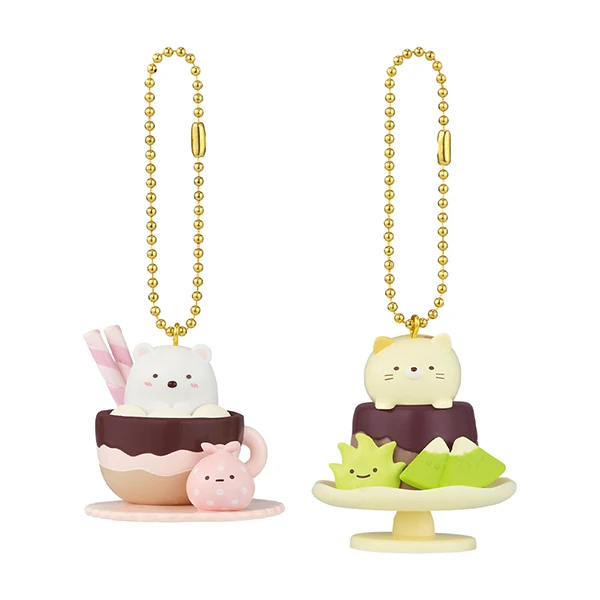 白熊／貓咪 小公仔吊飾 約3.5cm