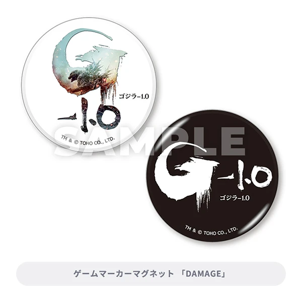 遊戲標記磁鐵 DAMAGE款 約5.4cm