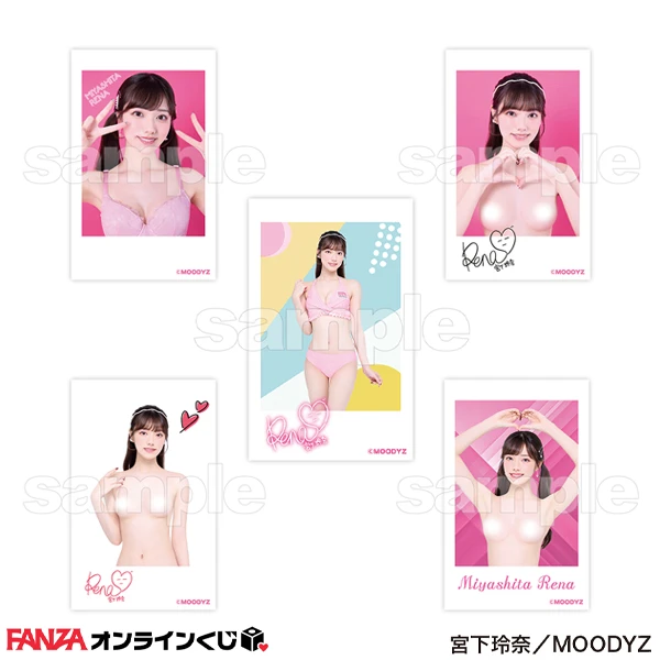 宮下玲奈 拍立得風格貼紙 約8cm