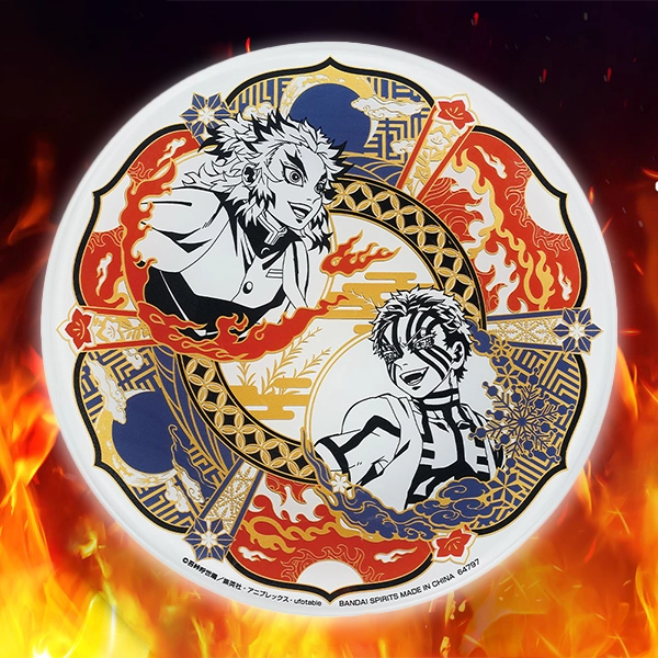 煉獄杏壽郎&猗窩座 設計圓盤 約18cm