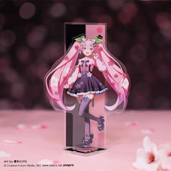 雙層立牌 櫻初音②款 約15cm