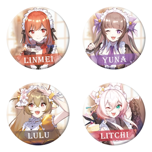 NinthGames 女僕ver. 徽章 約5.8cm