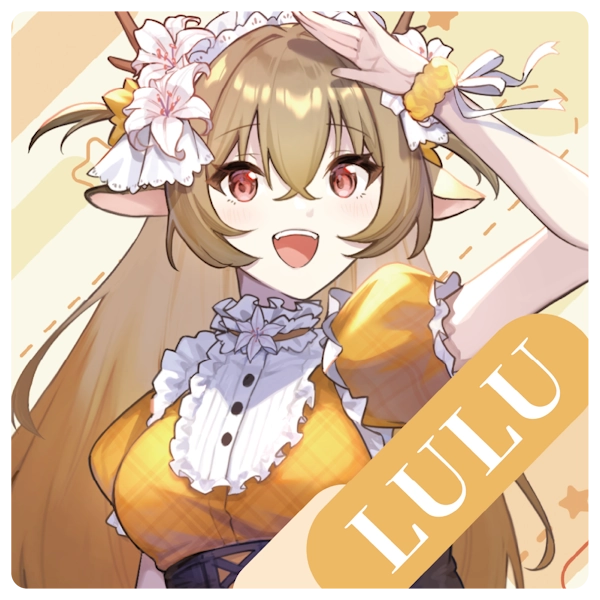 葵栗鹿鹿 Kuiri Lulu 陶瓷杯墊 約10cm