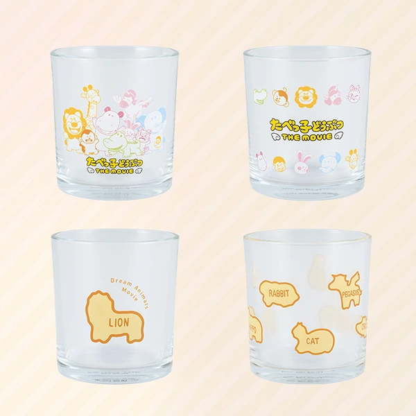 動物餅乾玻璃杯 約8cm