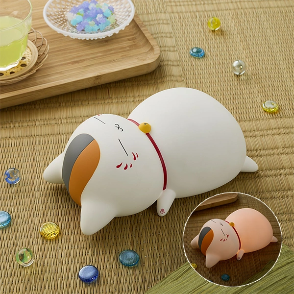 貓咪老師 悠閒小夜燈 約16cm