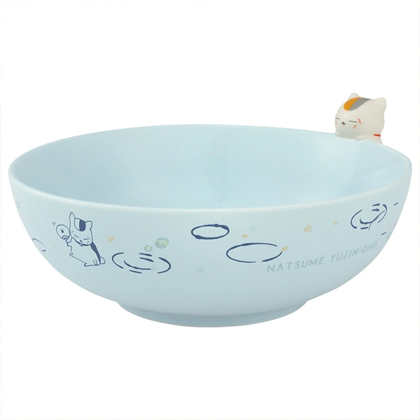 貓咪老師 探頭造型陶瓷碗 約18cm