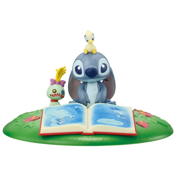 史迪奇 & Scrump 卡片展示座造型公仔 約16cm