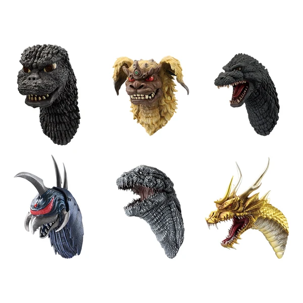 怪獸頭雕磁鐵 約4～5cm