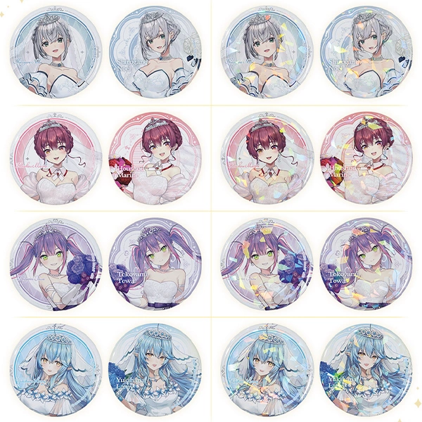 hololive 婚紗風格 徽章組 約5.5cm