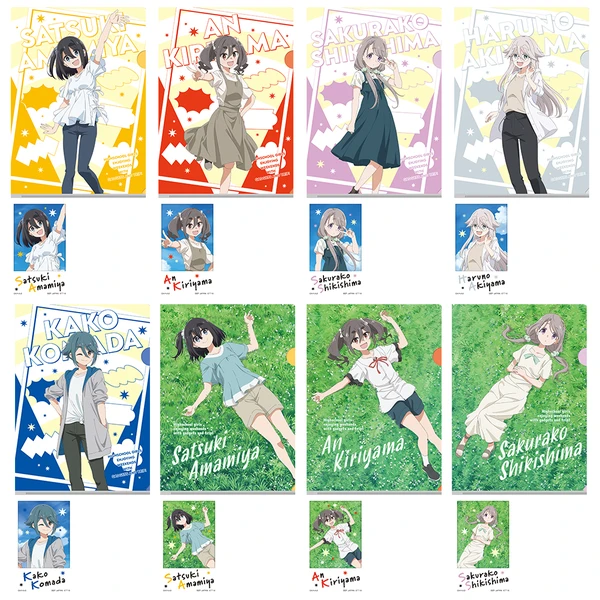 mono女孩 A4資料夾＆貼紙 組合套組