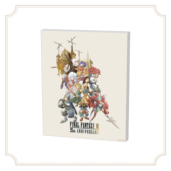 FINAL FANTASY IX 25周年紀念 帆布畫板 約27cm