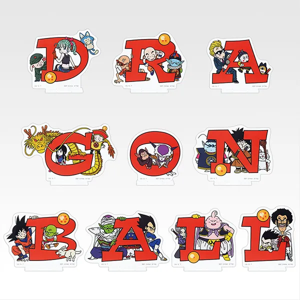 Dragon Ball 拼字設計立牌 約7～12cm
