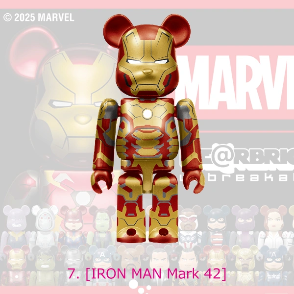 IRON MAN 鋼鐵人 Mark42 約7cm