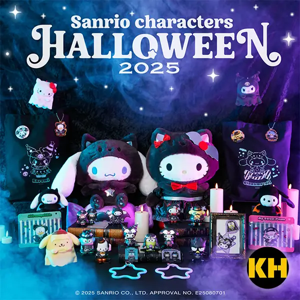 Happy賞 三麗鷗明星 黑色萬聖節 Sanrio characters Halloween 2025
