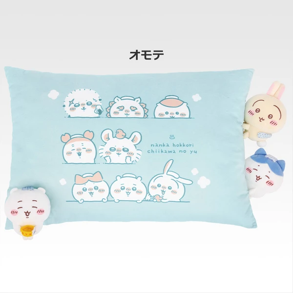 吉伊&烏薩奇&小八 一起泡澡放鬆♪ 抱枕 約60cm