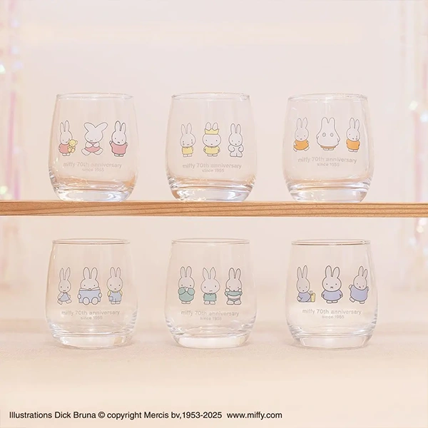 Miffy 玻璃杯 約9cm