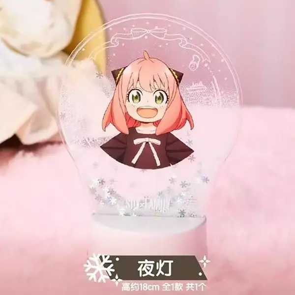 安妮亞 壓克力夜燈 約18cm