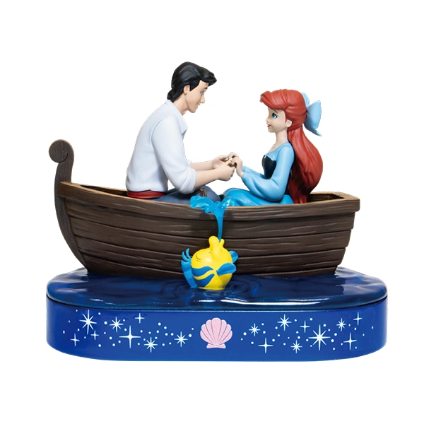 小美人魚 愛麗兒&王子 模型 約8.6cm
