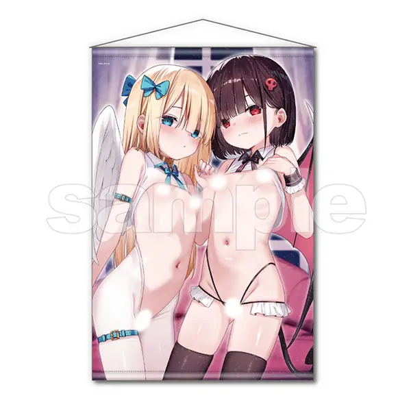 雁冰老師 B1作品掛軸 約707×1000mm