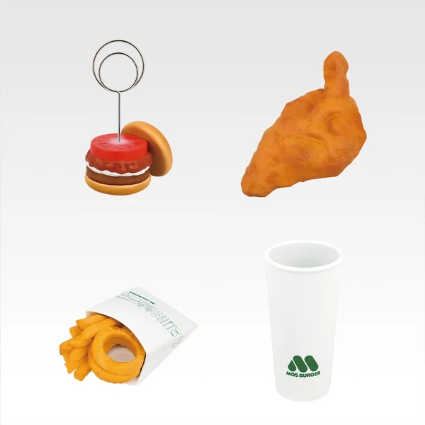 摩斯漢堡 明星商品設計 桌面小幫手公仔 迷你公仔 約5~7cm