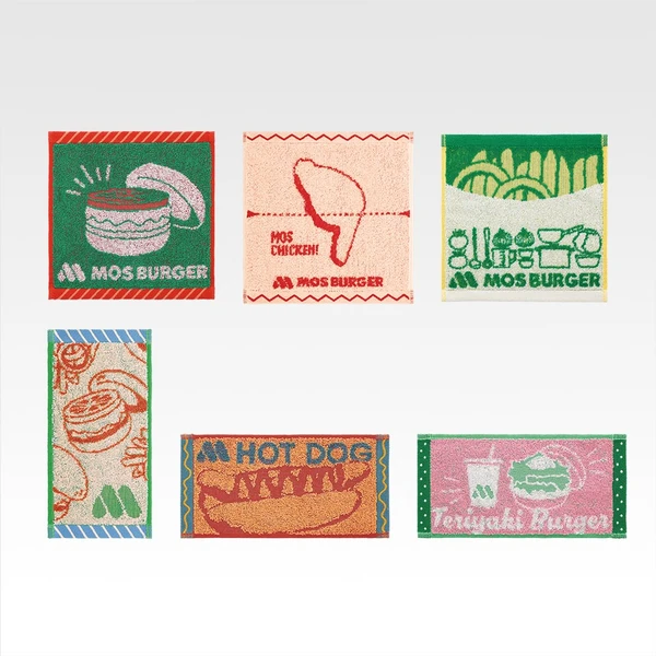 MOS風格 毛巾(方巾約23cm／長巾約25cm)