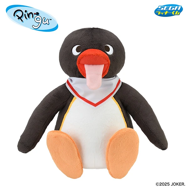 Pingu 坐姿娃娃 頭暈目眩ver. 約30cm
