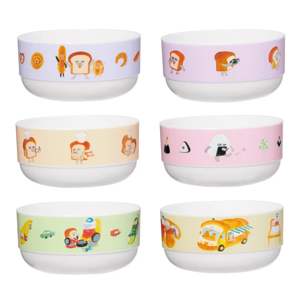  麵包小偷 可堆疊設計碗 約11×5cm