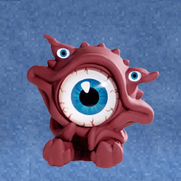 奇獸眼 小怪獸 吊卡 約10cm