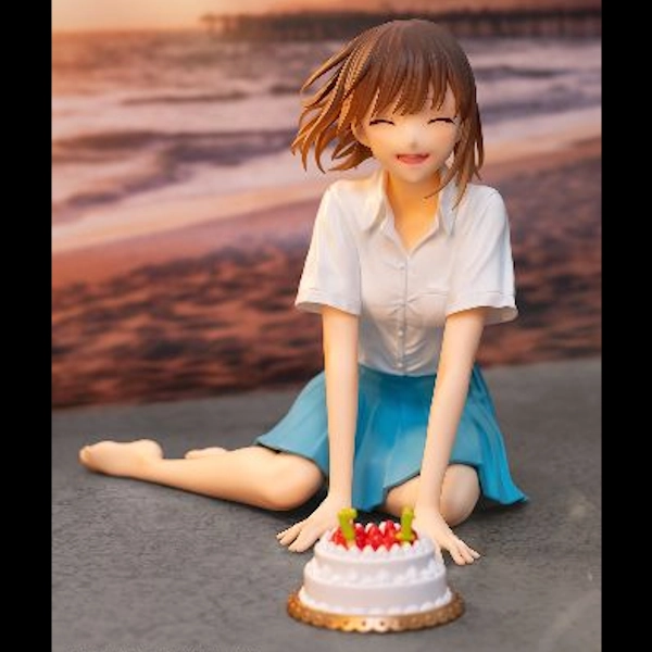 鹿野千夏 夕陽照耀ver. 模型 約13cm