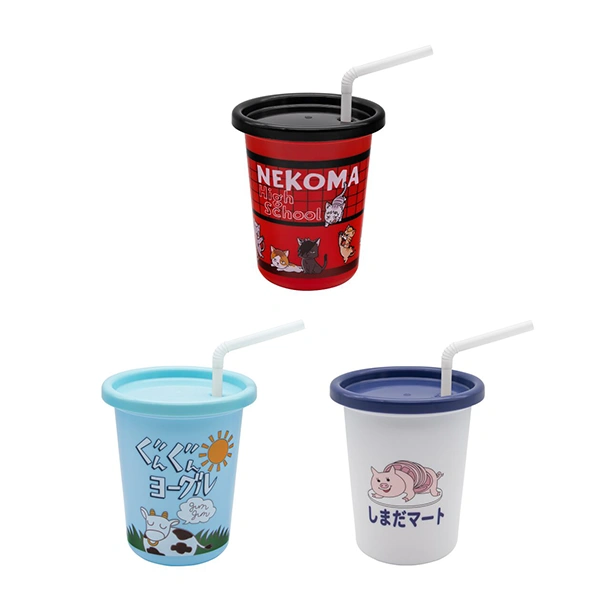 排球少年 吸管隨行杯組（3入） A款 約9×10.6cm