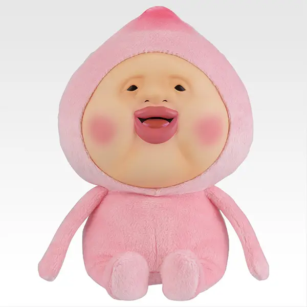 粉屁桃 娃娃 約15cm