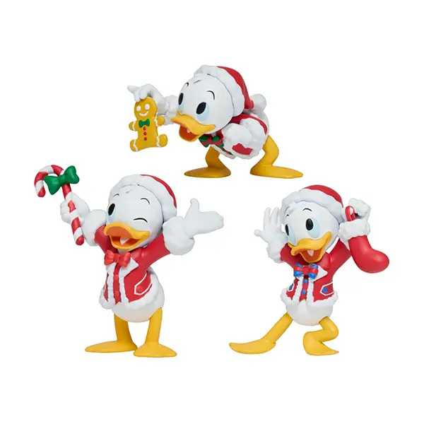 休依(Huey)／杜威(Dewey)／路易(Louie) 聖誕節公仔 約3-8cm