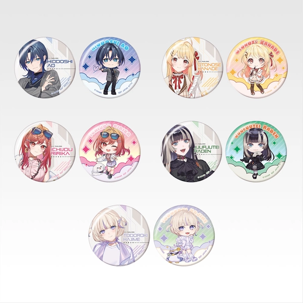 hololive DEV_IS ReGLOSS 金屬徽章套組 約5.5cm