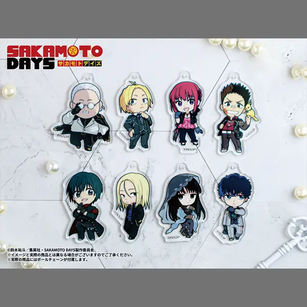 坂本日常 Q版壓克力吊飾 約6cm