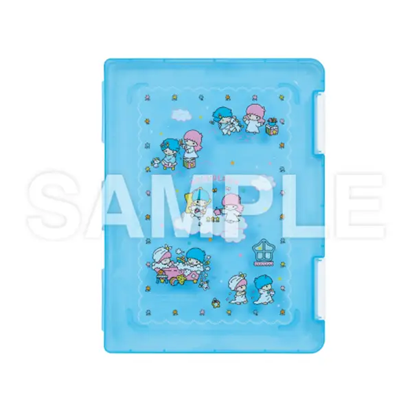 雙星仙子 A4資料收納盒 粉藍色款 約23×30×2cm