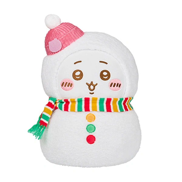 吉伊卡哇 雪人娃娃 約30×20×18cm