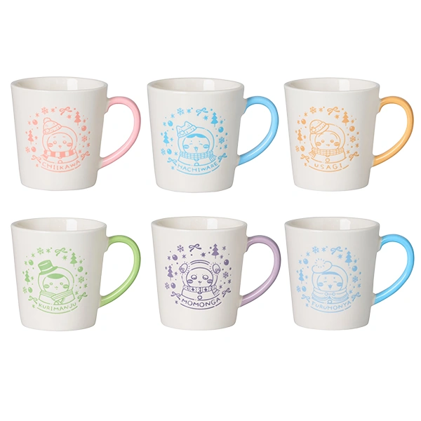 吉伊卡哇 雪人主題 馬克杯 約9.2×8.5cm