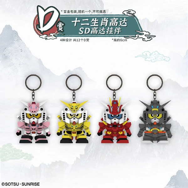 十二生肖 SD鋼彈吊飾 約6cm