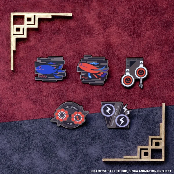 神椿市建設中 設計胸針 約4cm